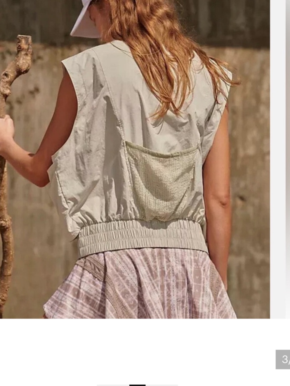Free People Off The Grid Full Zip Hooded Vest Size S - Picture 2 of 4